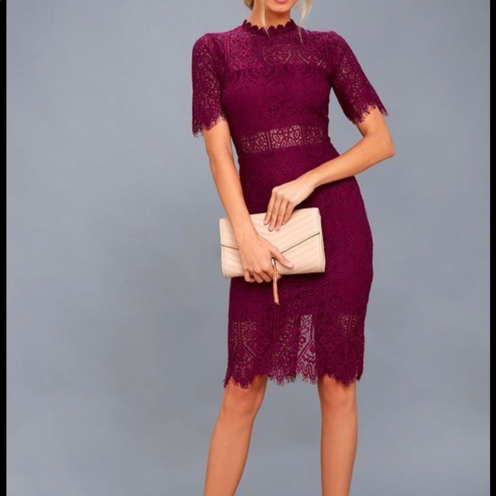 Lulus lace midi dress (out of stock on lulus!)